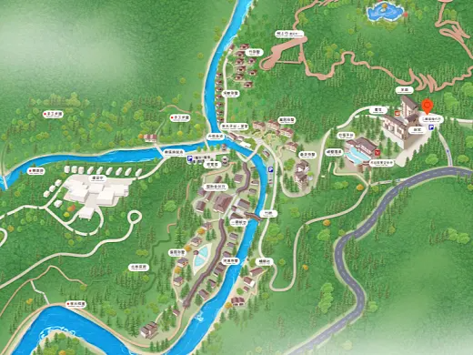 谯城结合景区手绘地图智慧导览和720全景技术，可以让景区更加“动”起来，为游客提供更加身临其境的导览体验。