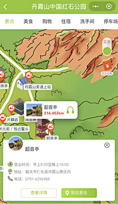 谯城景区手绘地图智慧导览和语音结合，让景区“活”起来